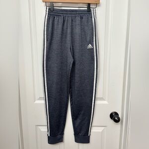 Gray 3-Stripe Joggers | Adidas Youth L (14/16)